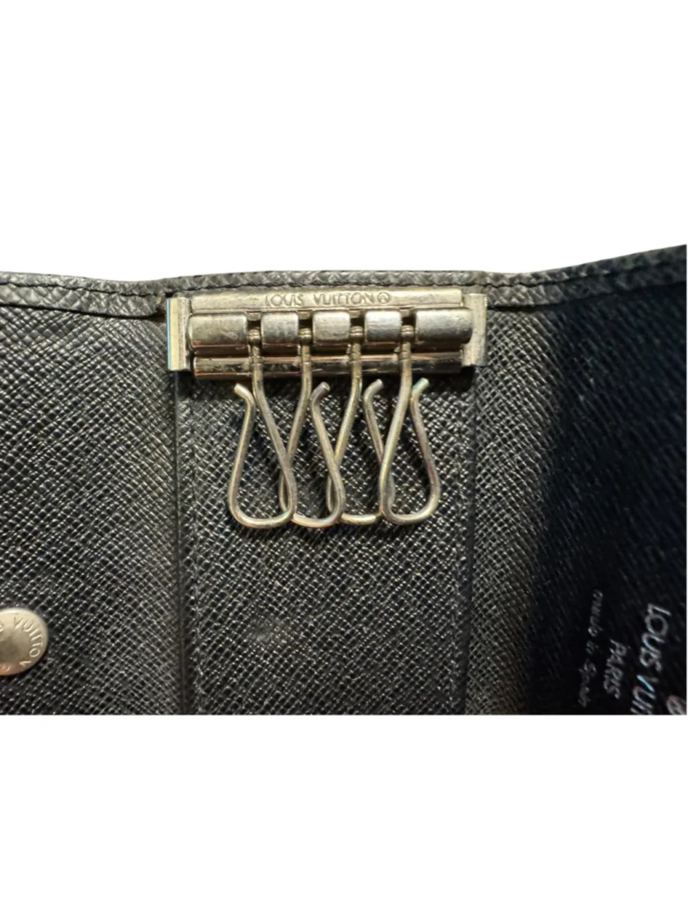 Vintage Louis Vuitton Key Cles Holder Black